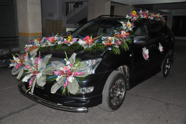 Wedding Car Decoration-605-Installation