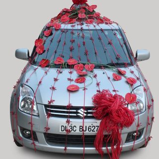 Wedding Car Decoration-609-Installation